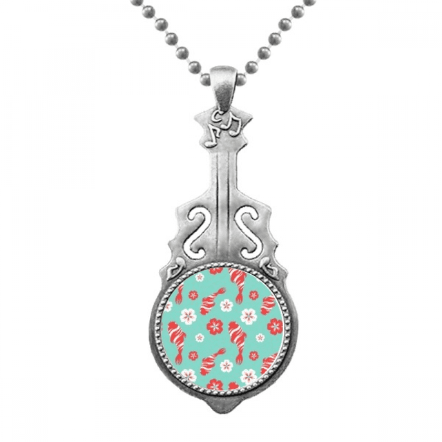 Sakura se repite el patrón Colgante Joyería Música Guitarra Torque Star Moon Unbranded M