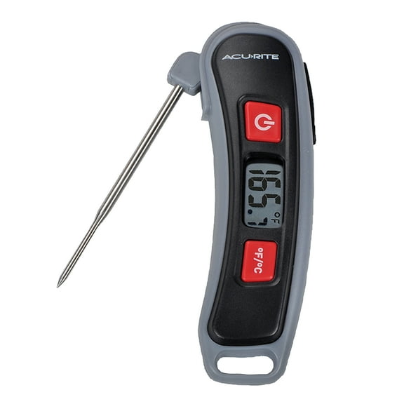 AcuRite Digital Instant-Read Thermometer with Foldable Probe (00665EA3)