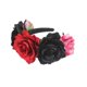 thumbnail image 1 of Diadema creativa de estilo europeo y americano para novia, accesorio para el cabello con flores rosas, para fiesta de Halloween, 1 of 6