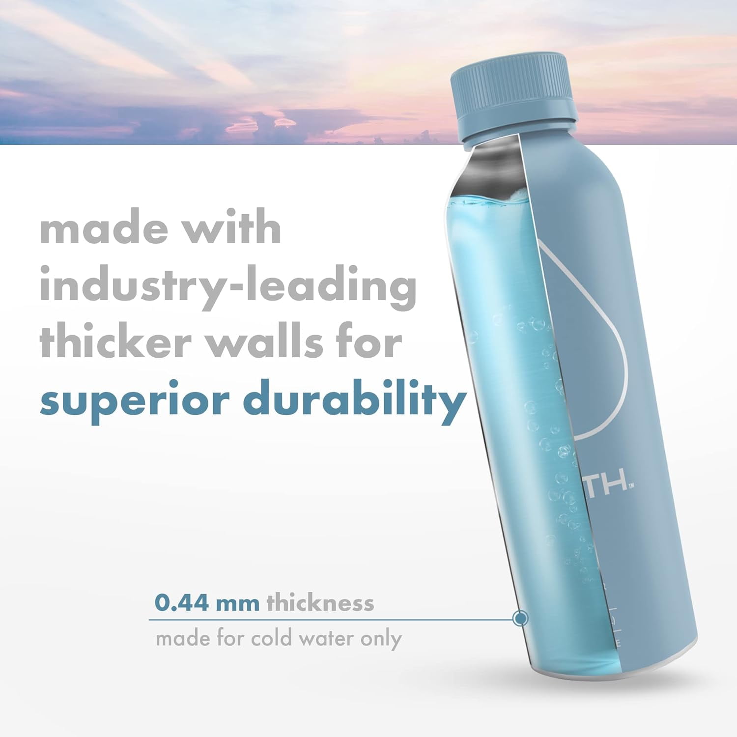 PATH Water Ultra-Purified Sparkling Water, 20 fl oz, 12 pack Aluminum Bottles