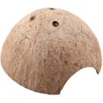 thumbnail image 3 of Reptile House Hiding Cave Natural Coconut Shell Turtle Aquarium Hide Decor, 3 of 7