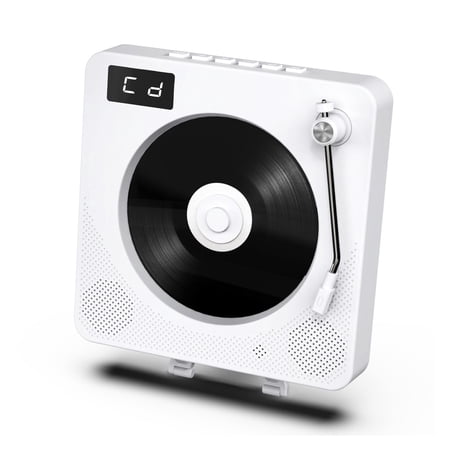 Portable Bluetooth CD Player with Speakers Ideal Music Gift for Audiophiles and Music Lovers