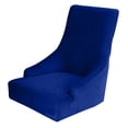 thumbnail image 1 of ORDDIART Chair Covers for Armchairs Blue Polyester Protector for Home Decoration 1Pack, 1 of 7