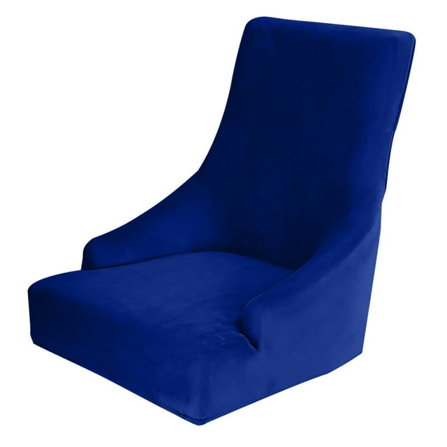 ORDDIART Chair Covers for Armchairs Blue Polyester Protector for Home Decoration 1Pack