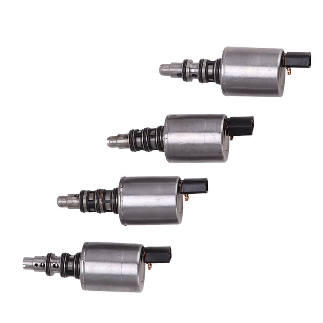 13150568, Válvula Solenoide De Transmisión Plug And Play Metal De Alta Dureza Resistente A La Corrosión 4 Piezas Para Automóvil