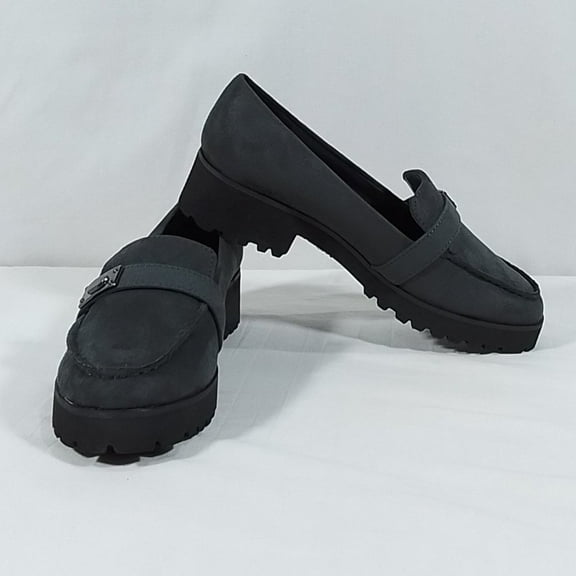 Women's Easy Spirit Waverlie Ornamented Loafers, Dark Gray, 8