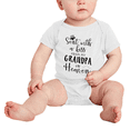 thumbnail image 2 of Sent with A Kiss from My Grandpa in Heaven Funny Baby Boy Girl Rompers Unisex, 2 of 5