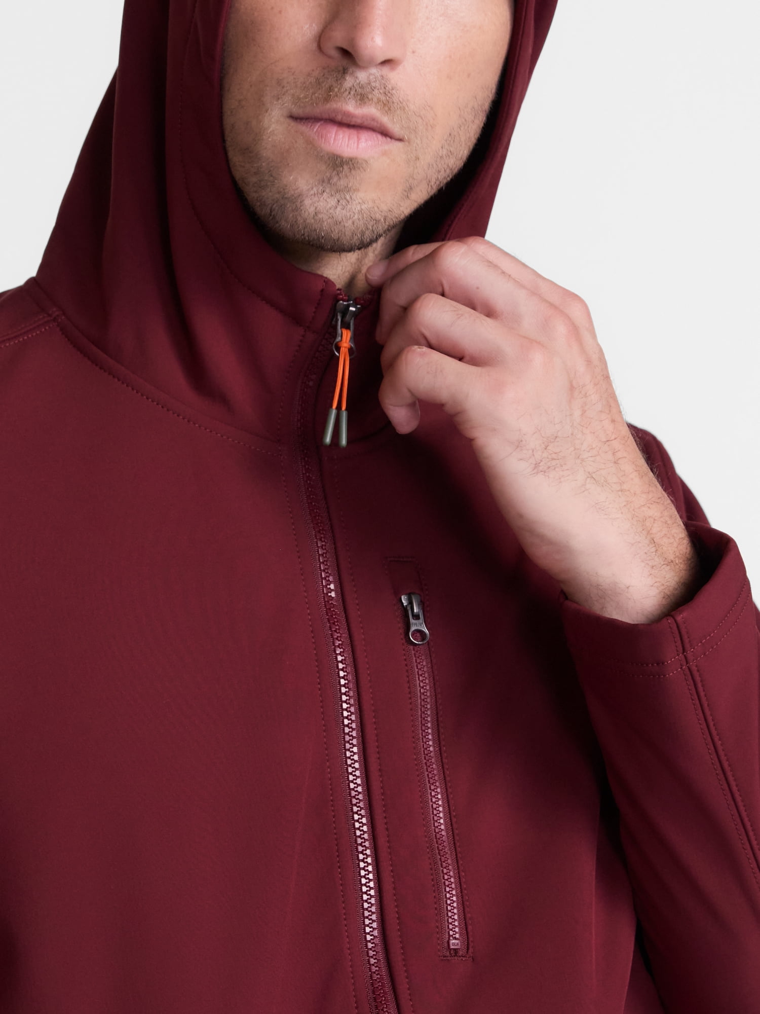 Ozark Trail Men's and Big Men's Softshell Jacket with Hood, Sizes S-3XL