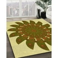 thumbnail image 2 of Ahgly Company Indoor Rectangle Patterned Dark Bronze Brown Area Rugs, 2' x 4', 2 of 6