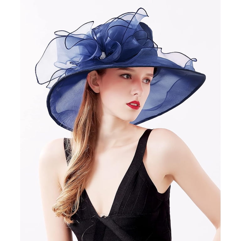 9861 Women\'s Church Derby Dress Fascinator Bridal Cap British Tea Party Women main image 2