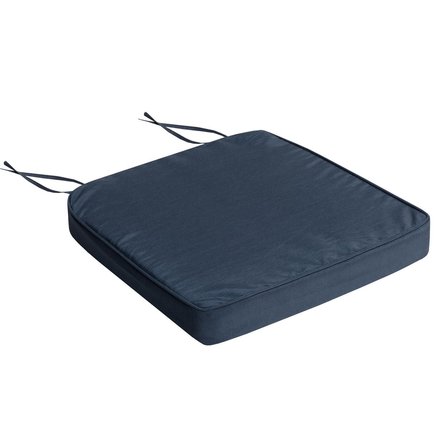 HOMETRENDS Deluxe Seat Cushion with Ties, Water Repellent