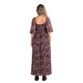thumbnail image 3 of Destination Maternity Women's Smocked Babydoll Maternity Maxi Dress, Sizes S-XXL, 3 of 4