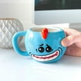 thumbnail image 6 of Rick And Morty Meeseeks Molded Mug 16 Ounces, 6 of 7