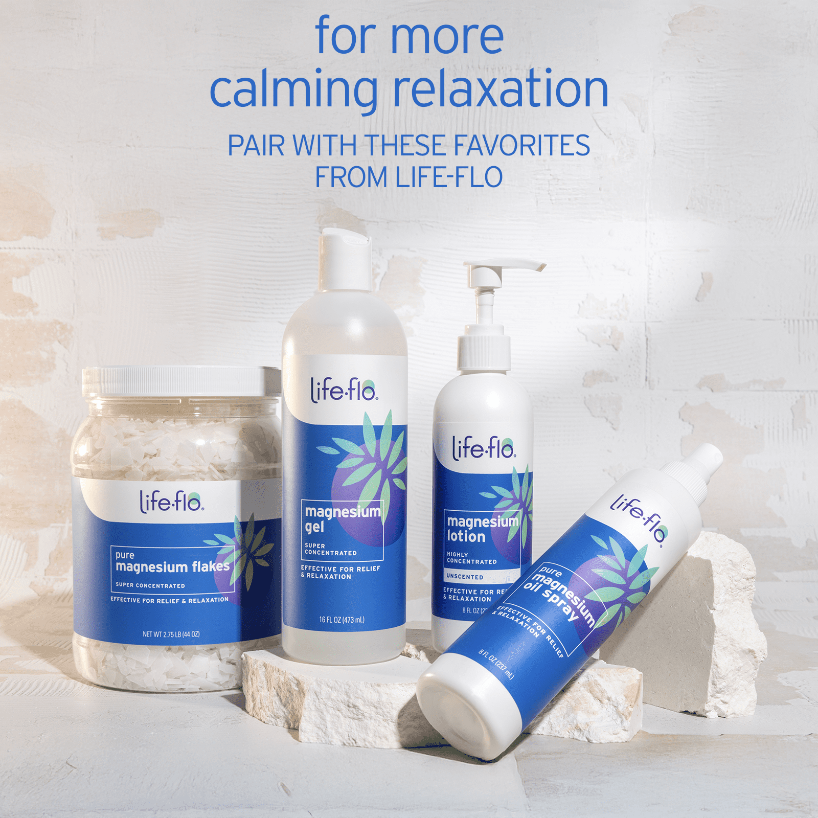 Life-flo Magnesium Lotion, Unscented Massage & Body Lotion, Relief & Relaxation for Overworked Muscles & Joints, With Magnesium Chloride from the Zechstein Seabed, Plus Shea Butter & Coconut Oil, 8oz