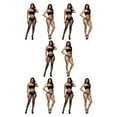 thumbnail image 3 of kurtrusly 2 Pcs Collants Aguichant en Résille Chaussettes en Maille Bas pour Femmes Fournitures pour Femmes 5ensemble, 3 of 6