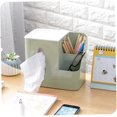 thumbnail image 1 of Multifunctional Tissue Box Square Tissue Box Decorative Paper Towel Holder Pen Pencil Container Car Box Cover Case of Paper Towels-green, 1 of 4