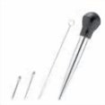 thumbnail image 1 of PEONAVET Basting Brush Turkey Seasoning Pump Drip Oil Tube With Cleaning Brush Barbecue Tool, 1 of 2