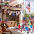 thumbnail image 6 of 4th of July Tree Decorations, Independence Day Decorations, Patriotic Ornaments Set with Red White Blue Stars, for Labor Day, Memorial Day Home Party Tree Decor, 18pcs, 6 of 6