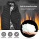 thumbnail image 3 of Xihbxyly Chaleco Calefactable para Exteriores, con Doble Zona de Calentamiento, Ideal para Deportes de Invierno, Diseño Moderno y Elegante, Poliéster y Nailon, Corte Ajustado, Ropa Informal, Tallas d, 3 of 5