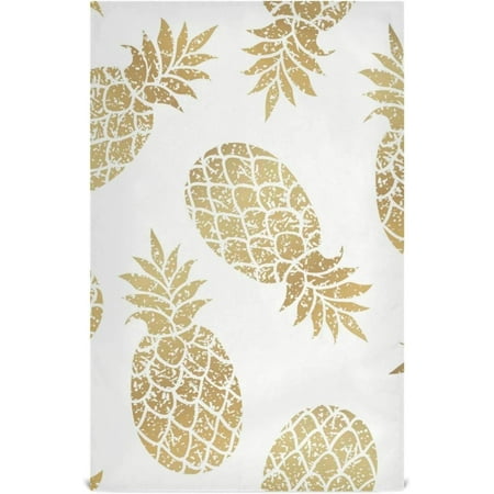 

Hyjoy Pineapple Kitchen Dish Towel Set of 1 Super Absorbent Soft Drying Cloth Tea Bar Towels 28 x 18 Inch