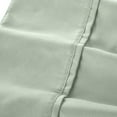 thumbnail image 2 of Modern Threads 4-Piece Solid Microfiber Adult Sheet Set, Seafoam, Queen, 2 of 10