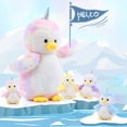 thumbnail image 2 of MorisMos 20" Rainbow Penguin Stuffed Animal Mommy Penguin with 4 Baby Plush Toys, 2 of 7