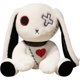 thumbnail image 1 of ELAINREN Conejo loco de peluche, conejito negro de juguete, conejito terrible de Halloween, conejo de Pascua de peluche, almohada de animal, conejo rosa suave, conejito adorable abrazable P, 1 of 5