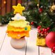 thumbnail image 1 of Adorno navideño de ganchillo para maceta | Decoración de escritorio de algodón y plástico | Pequeño regalo navideño para casa, coche y oficina, 1 of 5