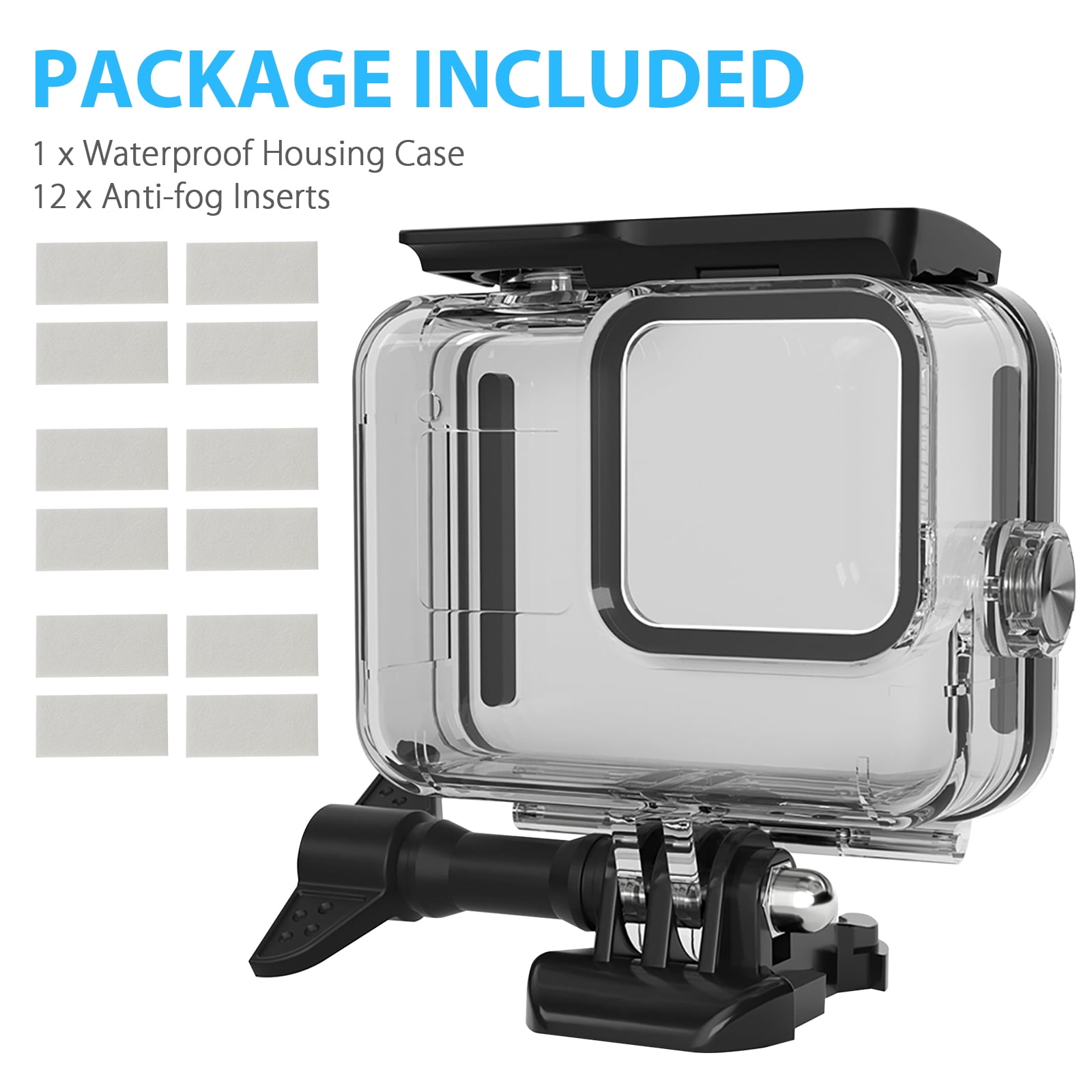 Tsv Waterproof Housing Case Fit For Gopro Hero 8 Black 60m 196ft Underwater Protective Diving Case Shell With Quick Release Mount Accessories Fit For Go Pro Hero8 Action Camera Walmart Com Tsv Waterproof Housing Case Fit For Gopro Hero 8 Black 60m 196ft Underwater Protective Diving Case Shell With Quick Release Mount Accessories Fit For Go Pro Hero8 Action Camera Walmart Com