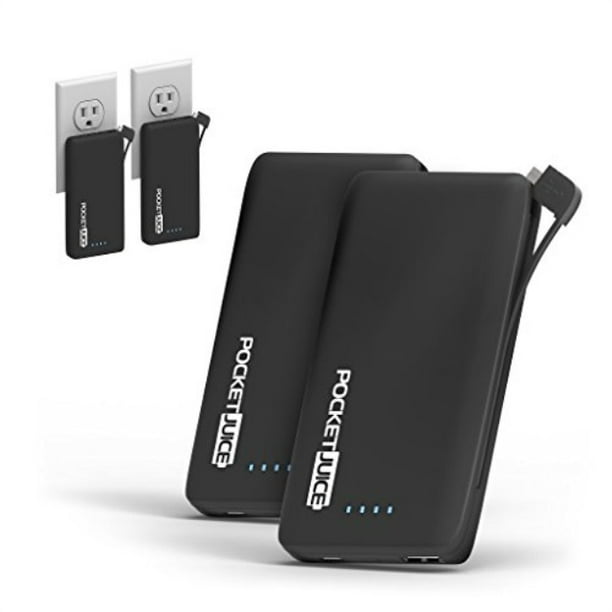 pocket juice enduranceac portable charger 6000 mah ultra slim and