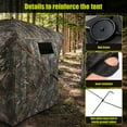 thumbnail image 5 of Skyhot 360° See Through Ground Hunting Blind for 2-3 Persons,300D Pop Up Resilient Portable Tent with Swing Door and Carrying Bag for Deer Turkey, 5 of 7