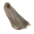 thumbnail image 1 of Pelo De Muñeca Liso, Pelo De Muñeca Artesanal Realista Con Flequillo, Accesorios De Muñecas De Moda Para Muñecas De Circunferencia De Cabeza De 18,5 A 21 Cm, 1 of 8