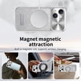 thumbnail image 6 of Case For Apple iPhone 15 Plus 6.7-inch, Compatible with MagSafe Water Ripple Electroplated Frame ShockProof Protective Car Mounted Magnetic Case,Siver,For iPhone 15 Plus, 6 of 6