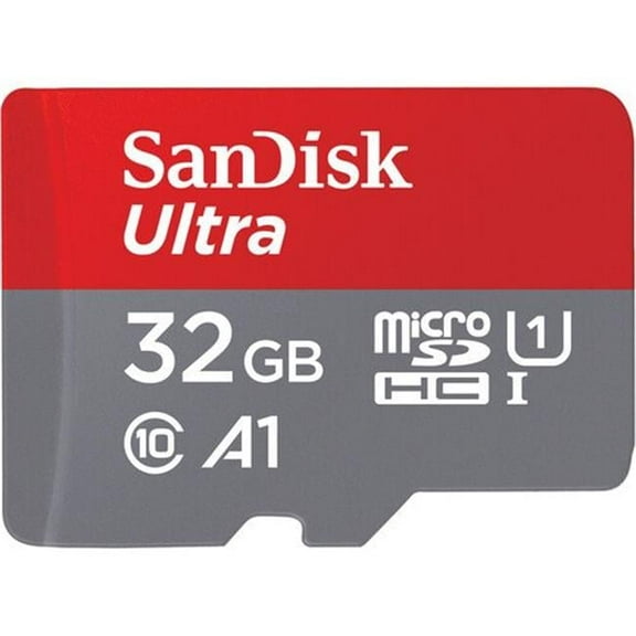 32GB Ultra UHS-I microSDHC Memory Card with Adapter - 120MBs & C10, UHS & U1, A1