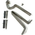 thumbnail image 5 of Urbanest Single Curtain Rod Bracket for 1" and 1 1/8" Drapery Rod, Adjustable Wall Mount Curtain Rod Holder, Heavy-Duty Metal Curtain Hardware, 2 Pcs, Nickel, 5 of 5