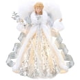 thumbnail image 1 of Decoración para árbol de ángel de Navidad Valery Madelyn, 30 cm, con luz LED, 1 of 6