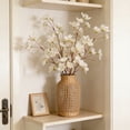 thumbnail image 6 of Artificial Peach Blossom Branch Faux Silk Flower Stem Realistic Decorative Branch Flexible Shapeable Design Long Lasting No Maintenance Home Vase Display for Living Room Bedroom Wedding Decor, 6 of 6