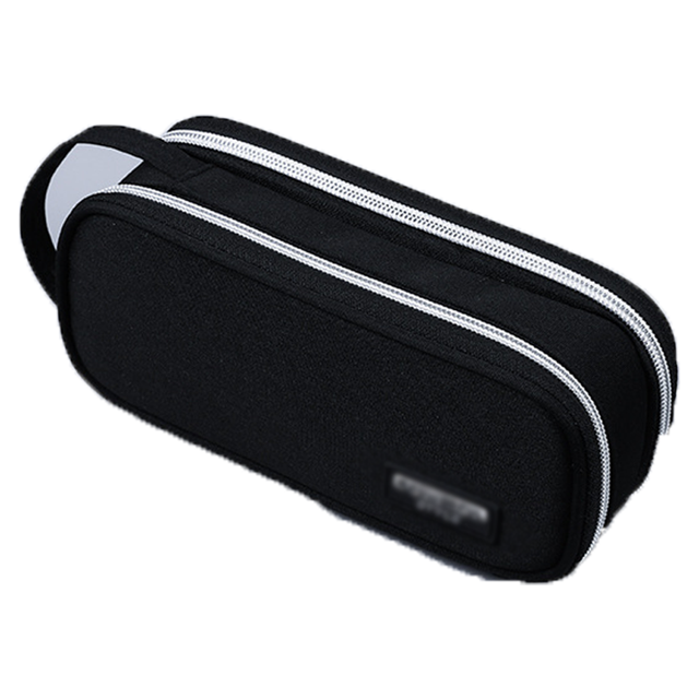 Estuche grande para lápices, estuche duradero para bolígrafos con gran capacidad, bolsa de papelería portátil con asa Zhivalor CPB-US-XD63-3