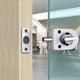 thumbnail image 5 of Botao Stainless Steel Glass Door Lock Floor Latch Lock Bolt Ground Lock For Bathroom Toilet Shop Glass Doors1pc, 5 of 5