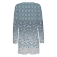 thumbnail image 5 of CEHVOM Cardigan Décontracté à Poches Manches Longues Imprimé Floral pour Femmes Liquidation, 5 of 5