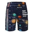 thumbnail image 6 of Kll Solar System Temperatures Diagram Men'S Casual Summer Beach Shorts Hawaiian Shorts With Pockets-Xx-Large, 6 of 9