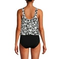 thumbnail image 2 of Lands' End Women's Chlorine Resistant One Piece Fauxkini Swimsuit, 2 of 3