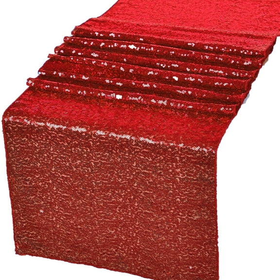 12"x72" / 12"x108" Glitz Sequin Table Runners Wedding Party Banquet Decorations