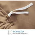 thumbnail image 3 of Pure Pima Cotton 3-Piece Duvet Cover Set – 800 Thread Count Luxury Bedding, Button Closure King 104" x 90" - Taupe, 3 of 4