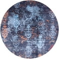 thumbnail image 1 of Ahgly Company Tapis d'Intérieur Ronds Mid-Century Moderne Pourpre, 7' Ronds, 1 of 6