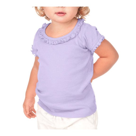 Kavio I1C0558 Infants Sunflower Short Sleeve Top-Lavender-6M