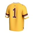 thumbnail image 3 of Unisex GameDay Greats #1 Gold Minnesota Golden Gophers Collegiate Football Fashion Jersey, 3 of 4