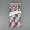thumbnail image 2 of Ambesonne Flower Bedding Set 4 Pcs, Hand Drawn Floral Art, Queen, Multicolor, 2 of 3