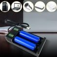 thumbnail image 6 of WINDLAND Portable USB 18650 Battery Charger For 18650 21700 26650 Rechargeable Batteries, 6 of 11