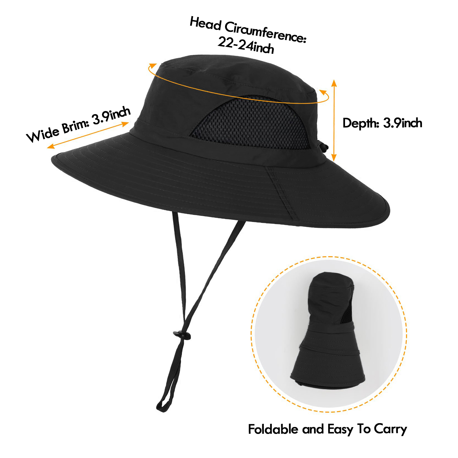 IC ICLOVER Waterproof UPF 50+ Bucket Hat photo 2